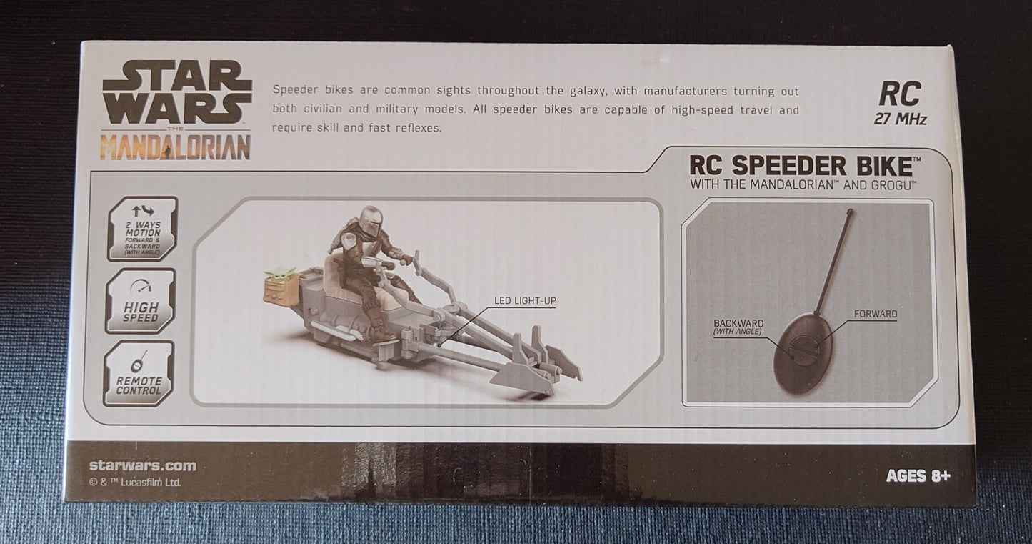 Mandalorian Speeder Bike RC Disney Star Wars Remote Control