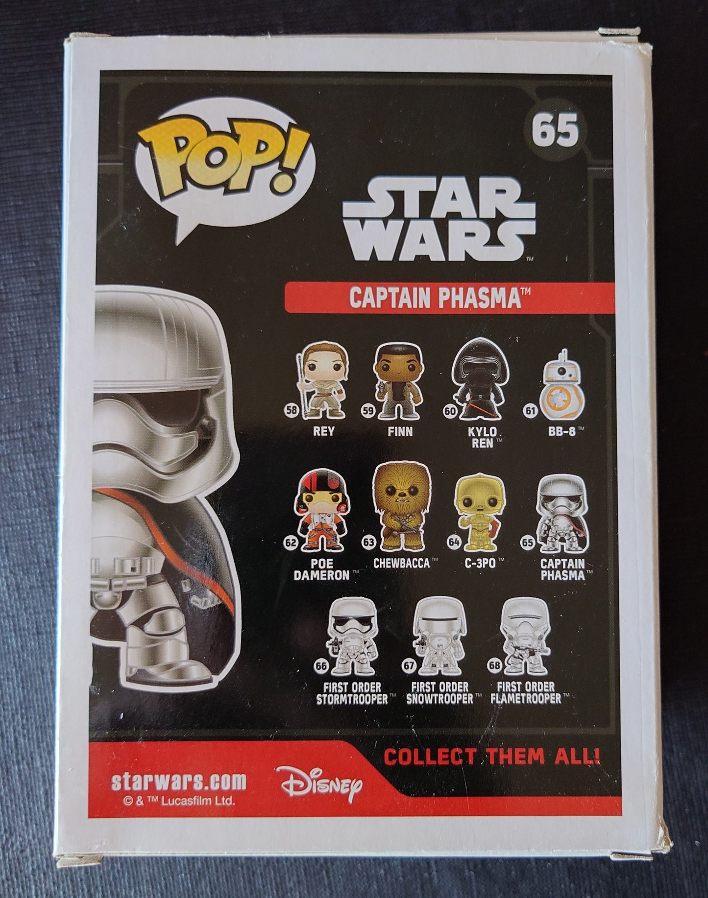 Captain Phasma Star Wars Funko Pop 65