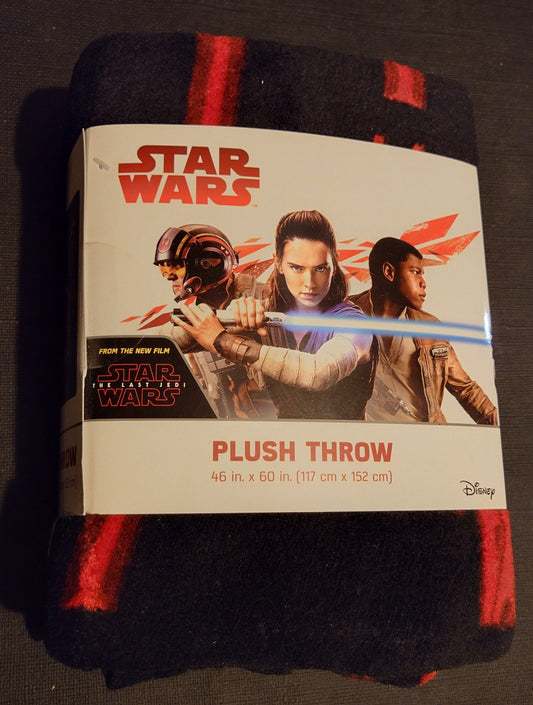 Star Wars Plush Throw 117cm x 152cm The Last Jedi