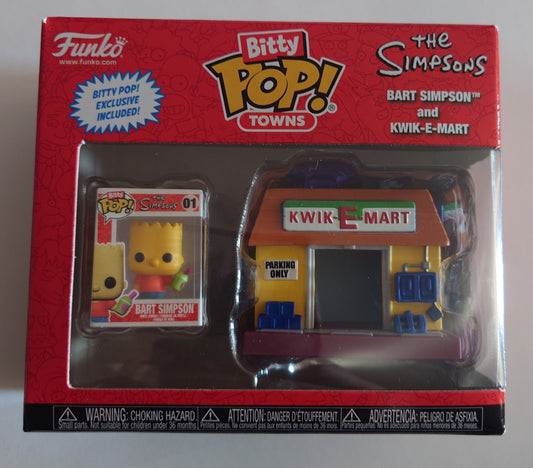 Funko Bitty Pop Towns Bart Simpson Kwik-e-Mart