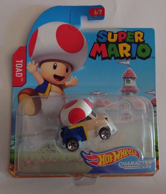 Toad Super Mario Collection 6 of 7 1:64 Hot Wheels